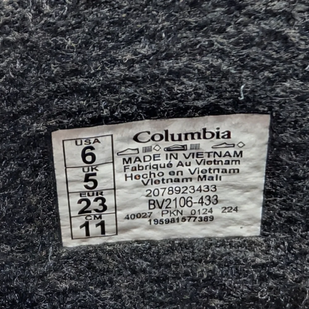 Columbia Toddler Sz. 6 Powderbug Snowlite 400g Insulated Winter Snow Boot Blue